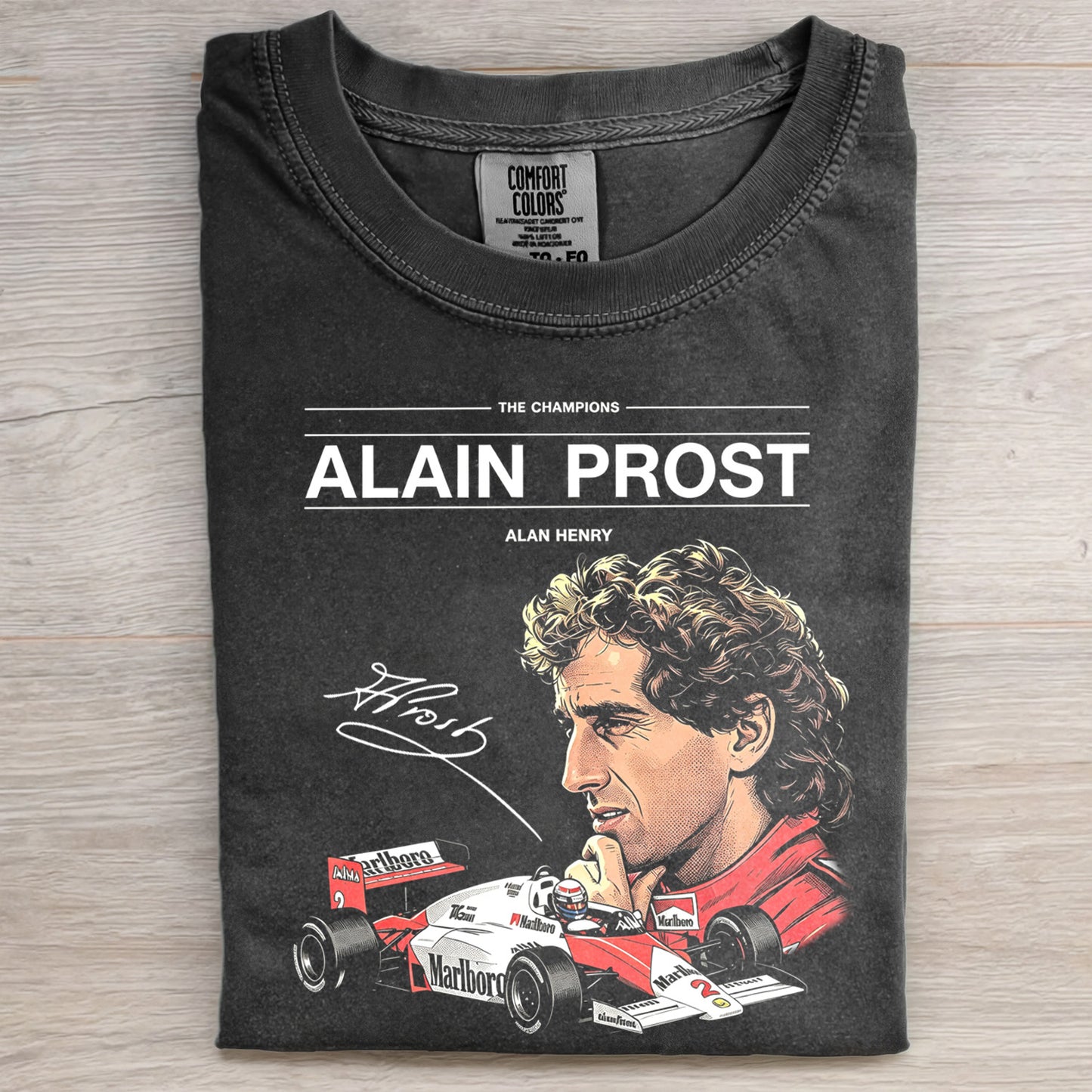 Alain Prost Autograph Collection Tee