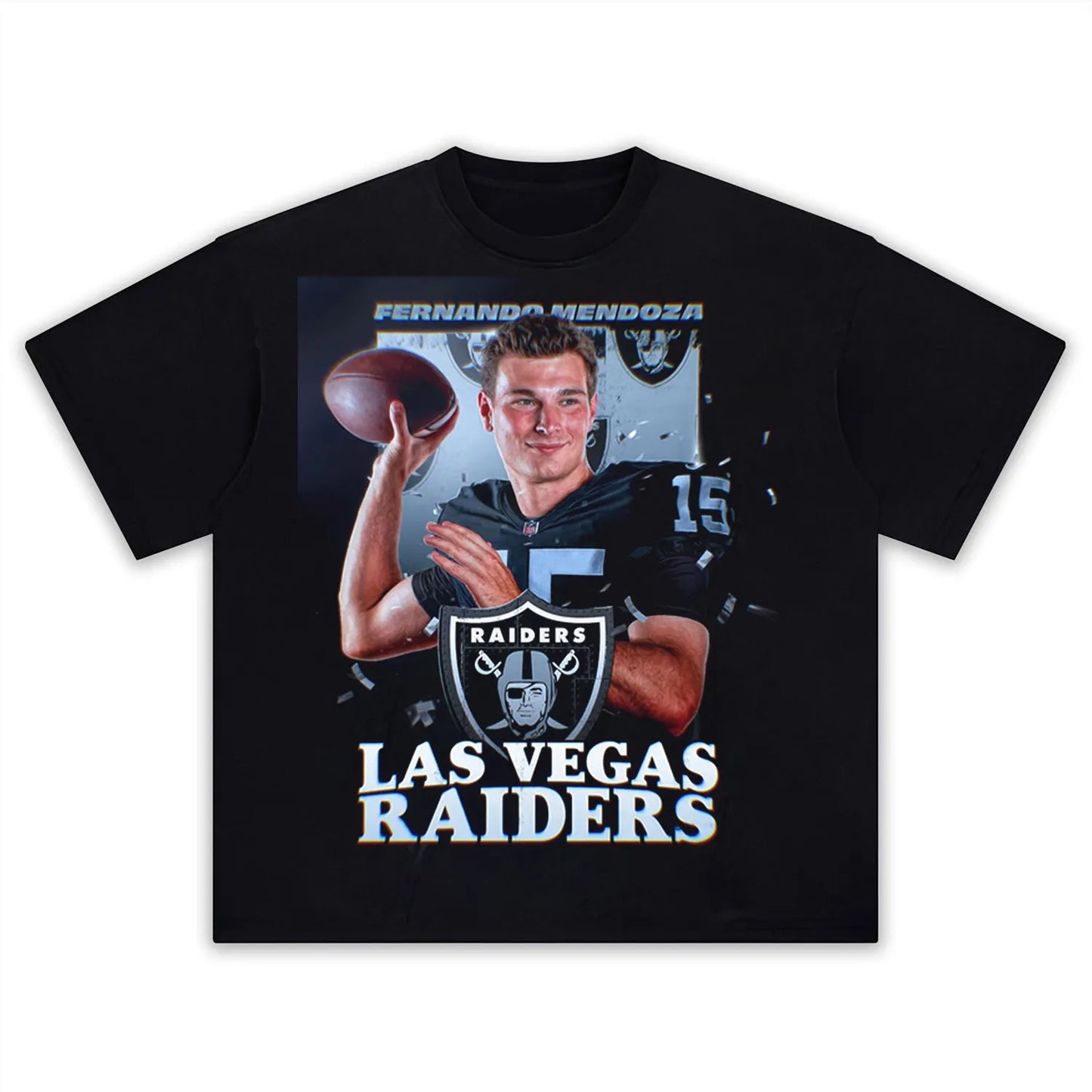 Fernando Mendoza Raiders No. 1 pick T-shirt