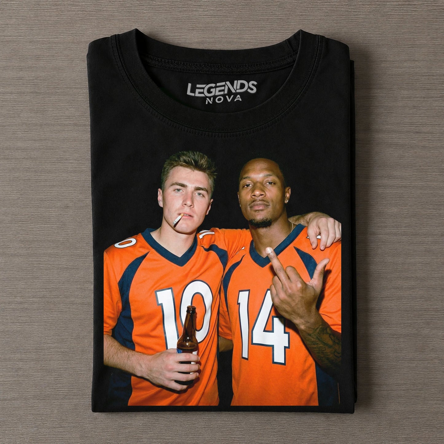 Bo Nix & Courtland Sutton Step Brothers Poster T-shirt