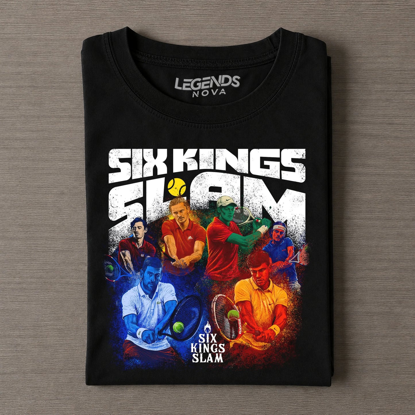 Six Kings Slam Men's Tennis Singles Tee