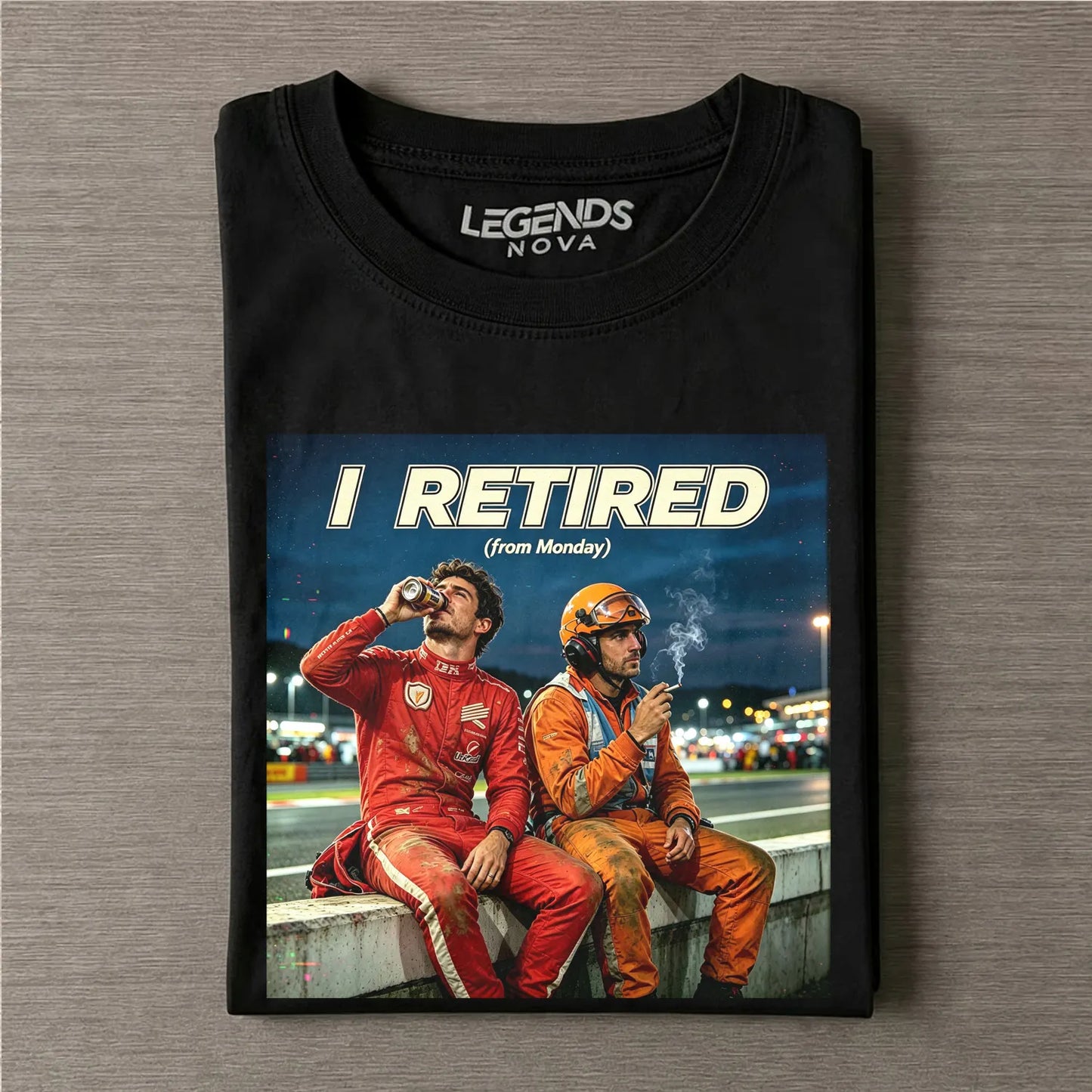 F1 Crash Funny T-shirt