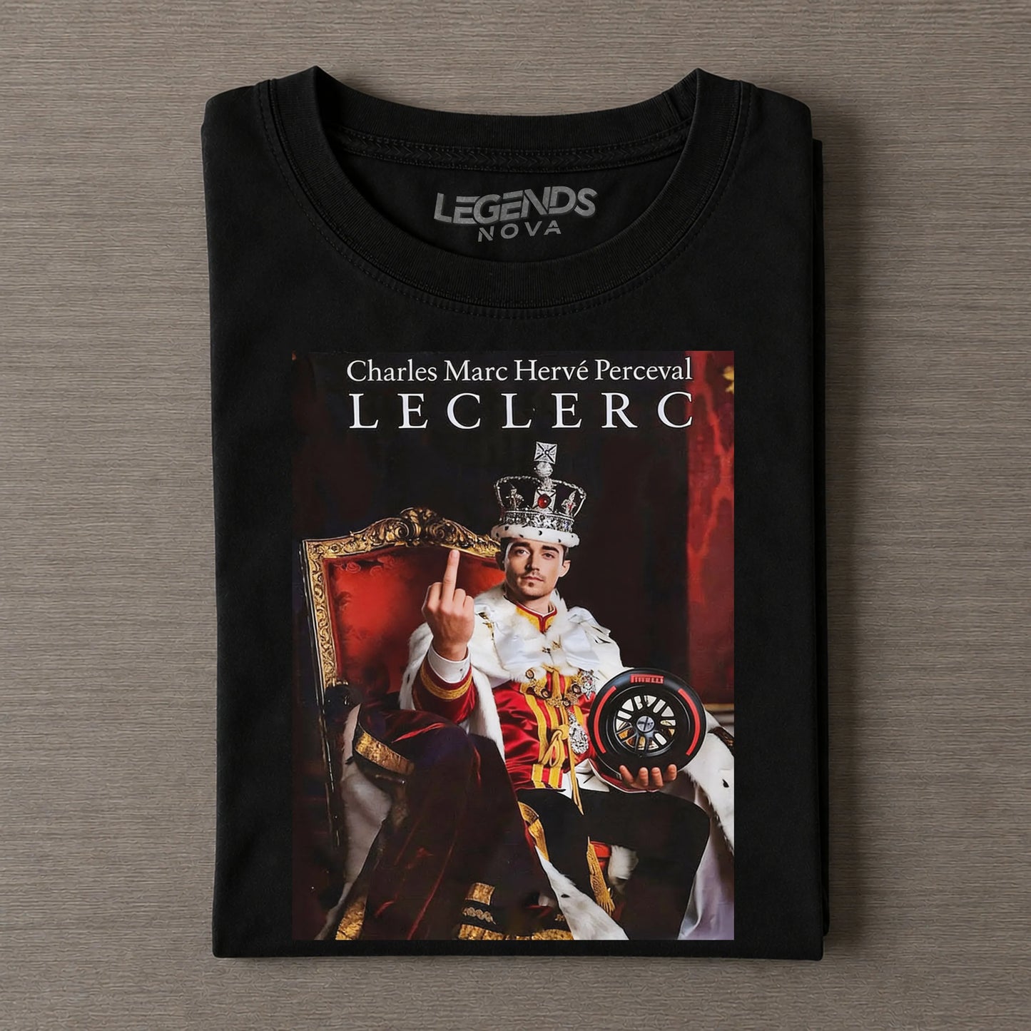 F1 Charles Marc Hervé Perceval Leclerc T-Shirt