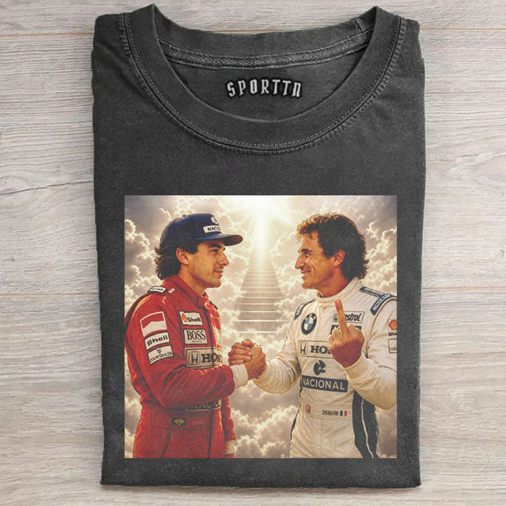 Alex Zanardi & Senna Commemorative Limited Edition T-shirt