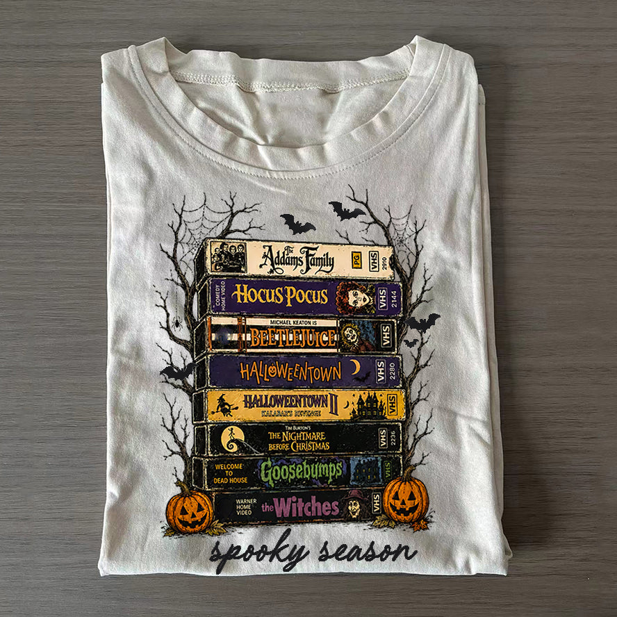 Vintage Halloween VHS T-shirt