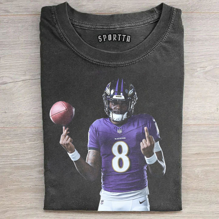 Lamar Jackson #8 Football T-shirt
