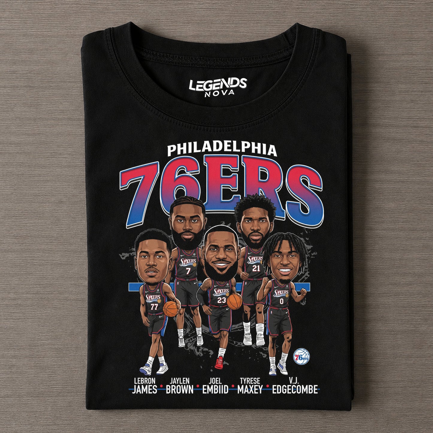 76ers Big Five Tee
