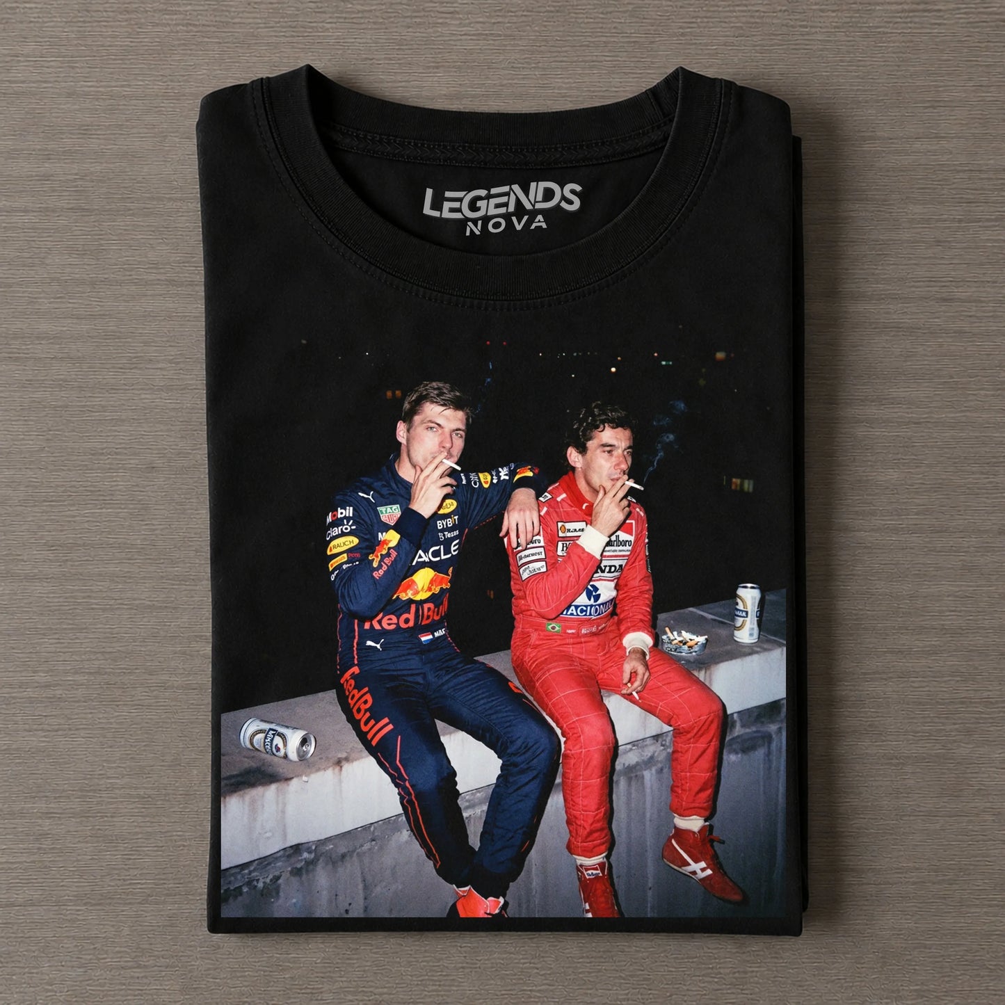 Senna & Max Verstappen F1 Legend T-shirt