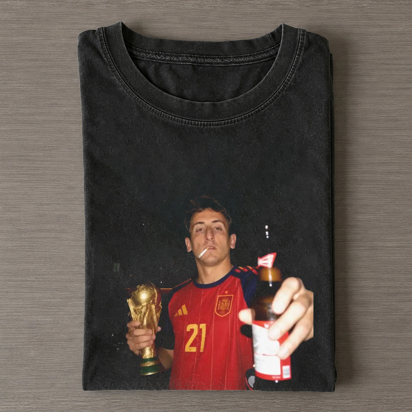 Spain Soccer Style Vintage Tee 2