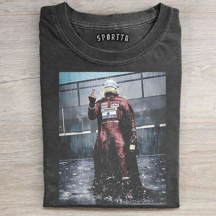 The King Of Rain Senna F1 Legend T-shirt