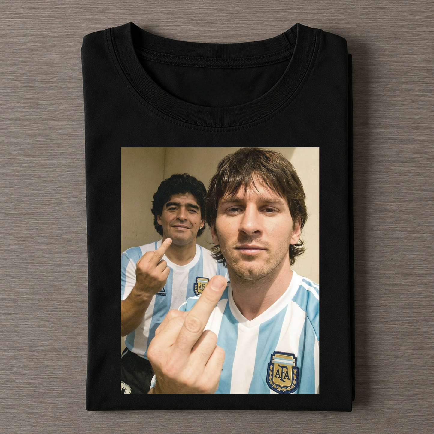 Lionel Messi & Diego Maradona Vintage Tee