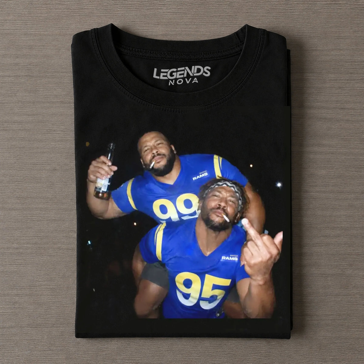 MG & AD & MS Rams Funny Football T-shirt