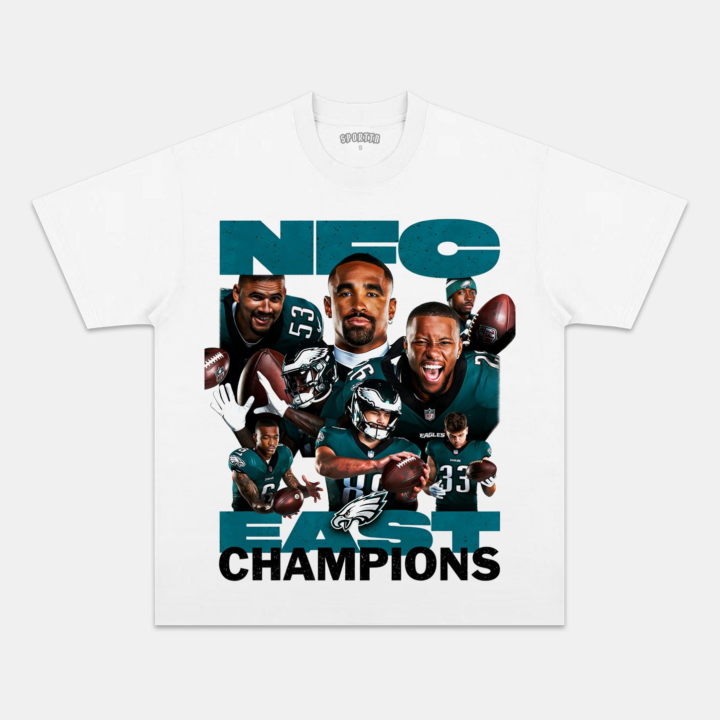 EAGLES 2025 NFC EAST CHAMPIONS TEE