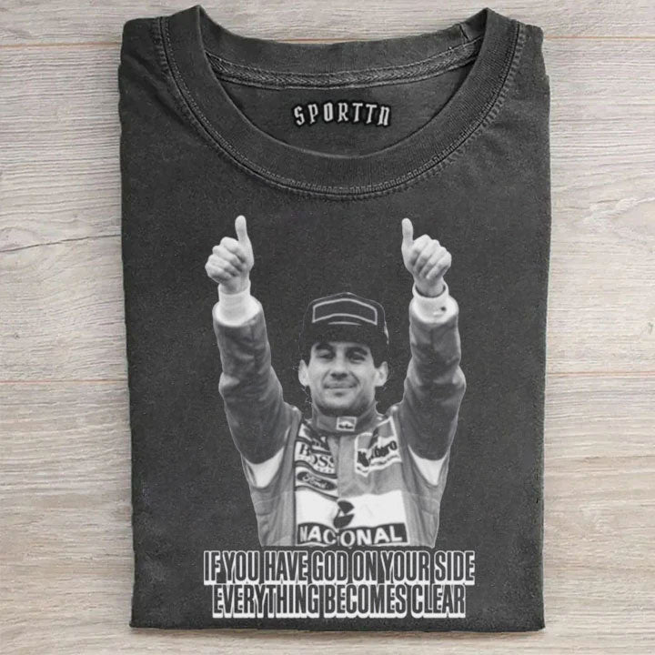 F1 Eternal Senna Classic Retro T-shirt