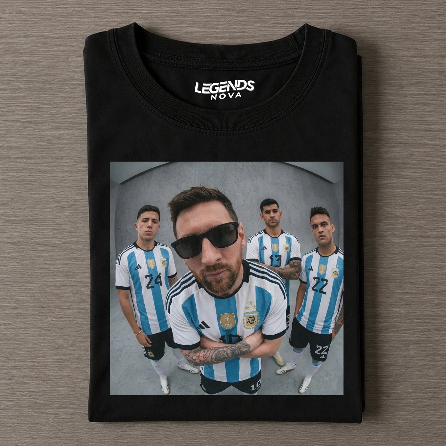 The Albiceleste Four V2 Tee