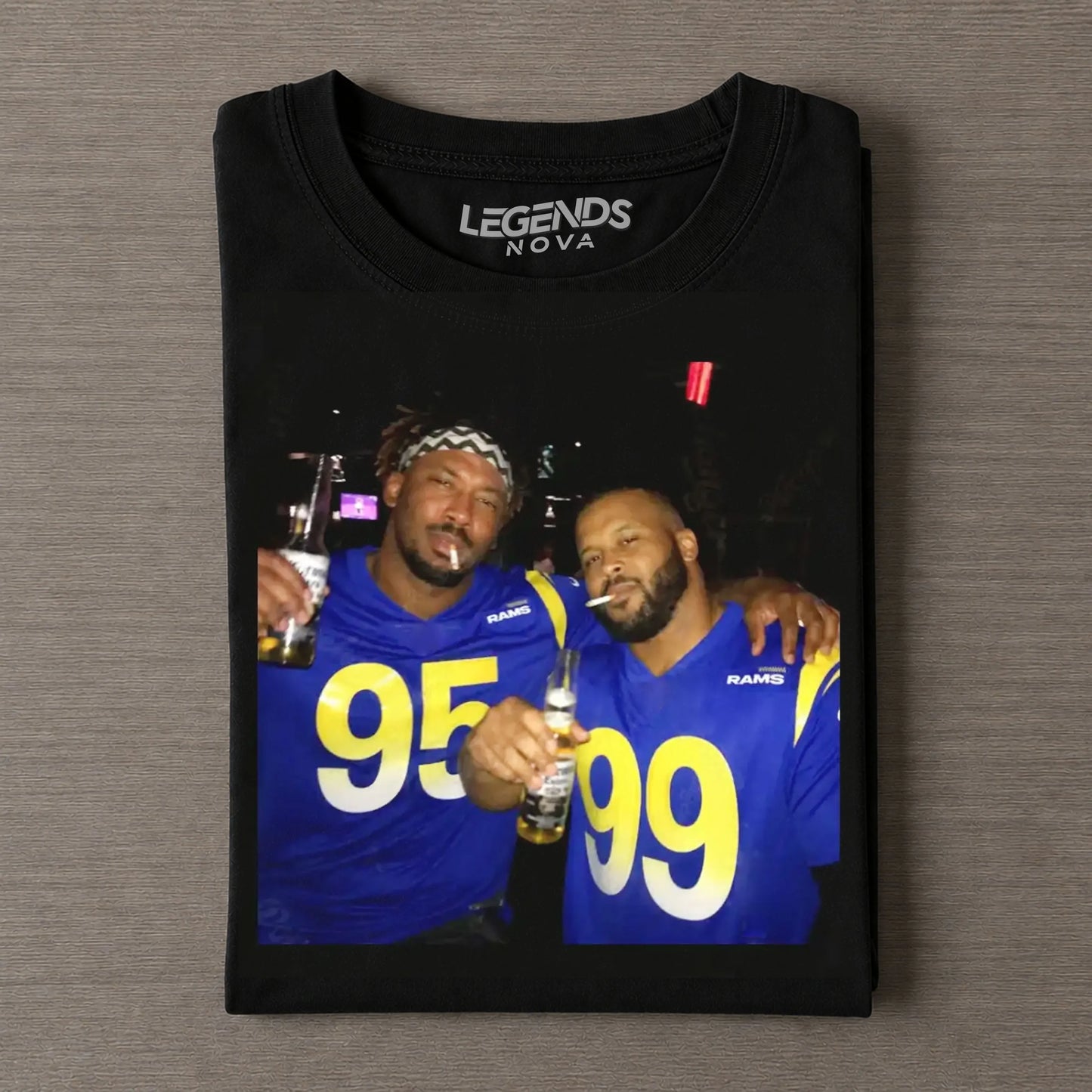 MG & AD & MS Rams Funny Football T-shirt
