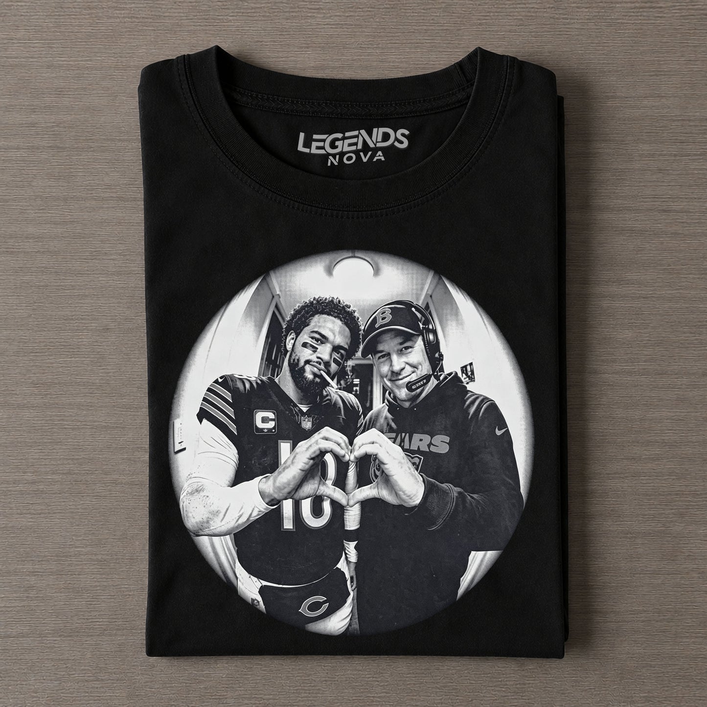 Caleb Williams & Ben Johnson Football Shirt