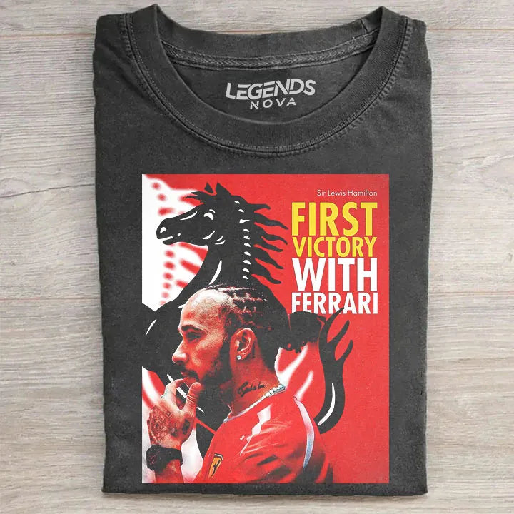 Lewis Hamilton F1 Retro T-shirt
