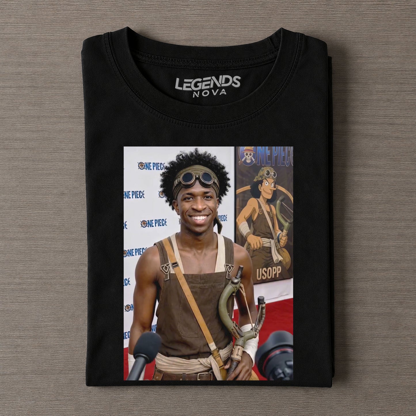 Vinicius Jr ¡Á Usopp One Piece Graphic Tee