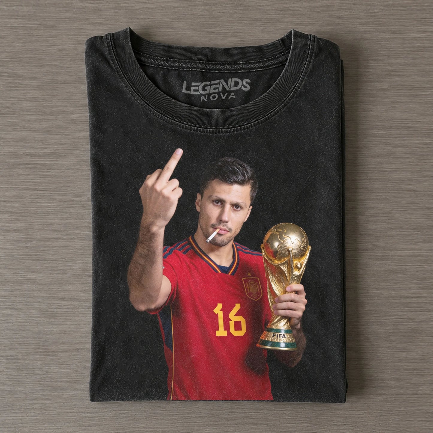 Spain Soccer Style V2 Vintage Tee