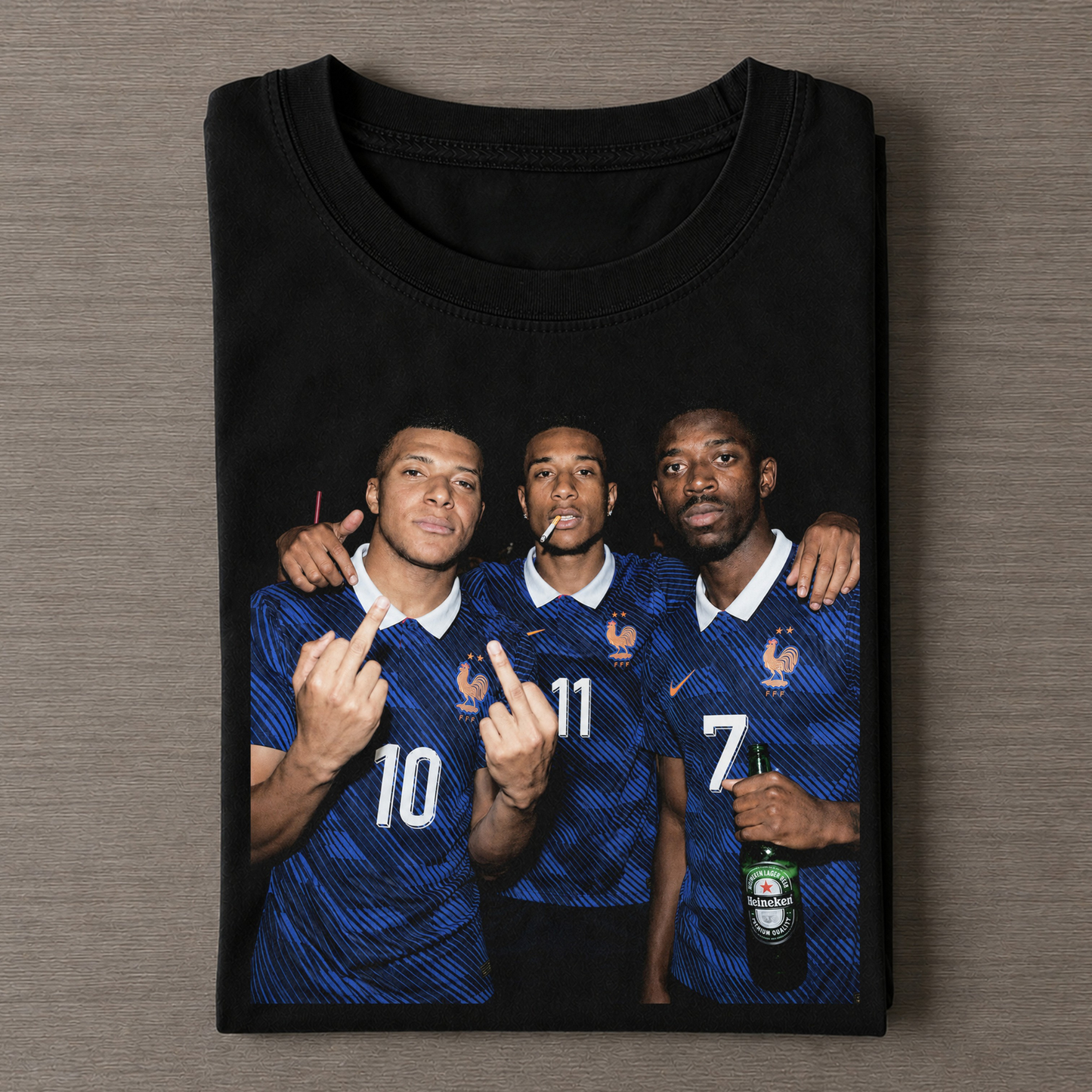 Kylian Mbappe & Ousmane Dembele & Michael Olise TEE