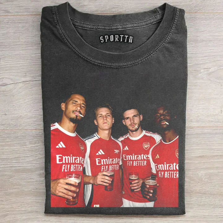 Arsenal-William Saliba & Martin Odegaard & Declan Rice & Bukayo Saka Tee