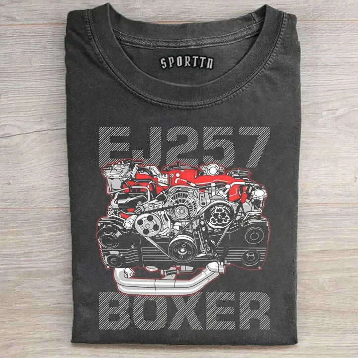 EJ257 Boxer Engine JDM Subaru STI Graphic Performance Car T-Shirt