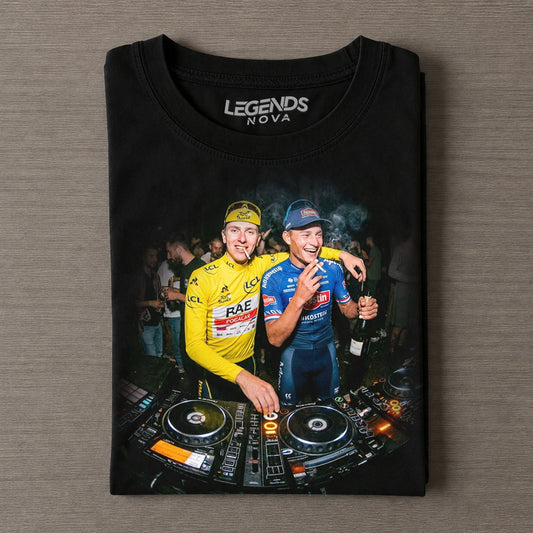 Mathieu van der Poel & Tadej Pogačar Funny 2026 Tee