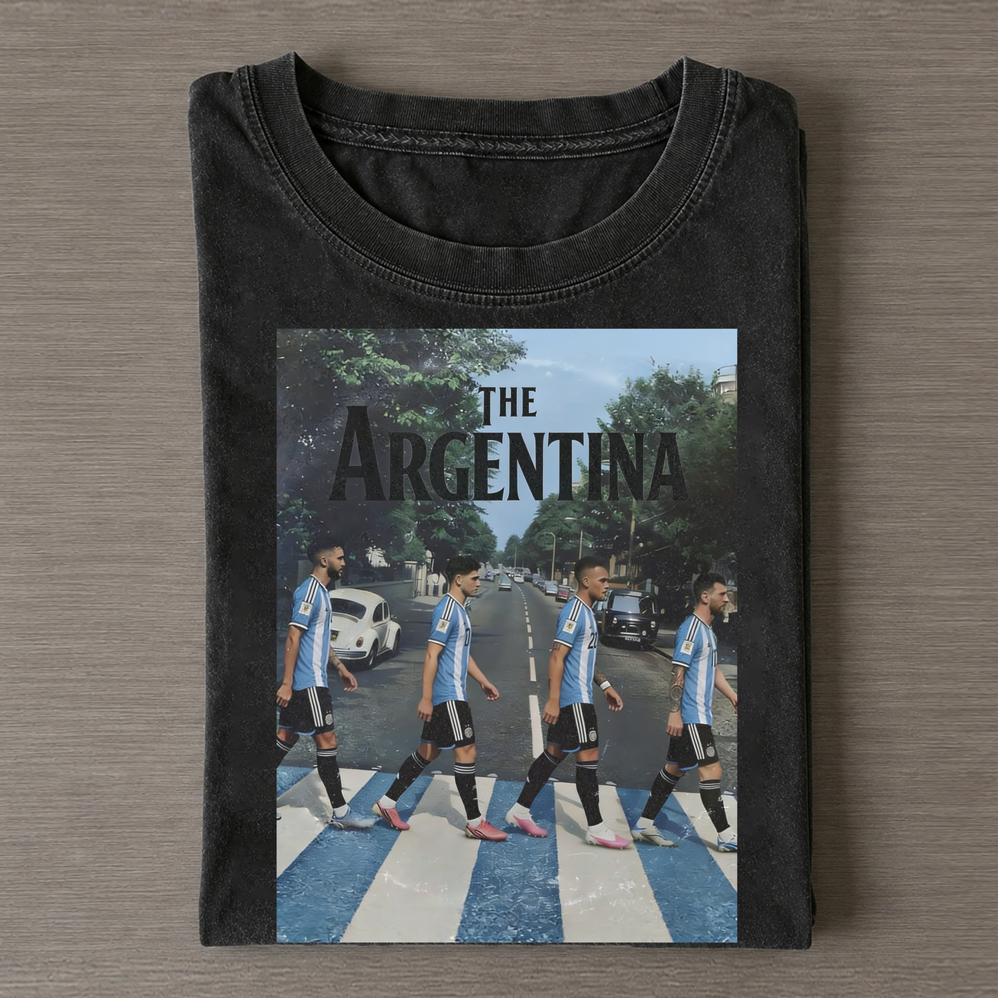 Argentina Football Team V2 Vintage Tee