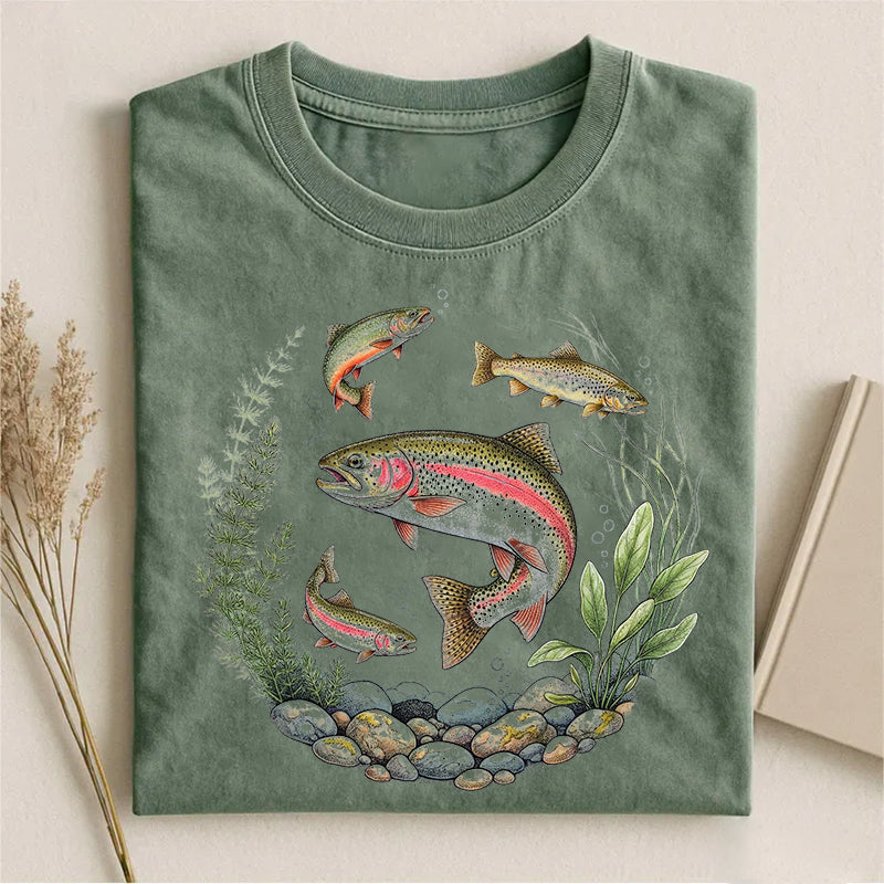 River Wildlife Rainbow Trout T-shirt