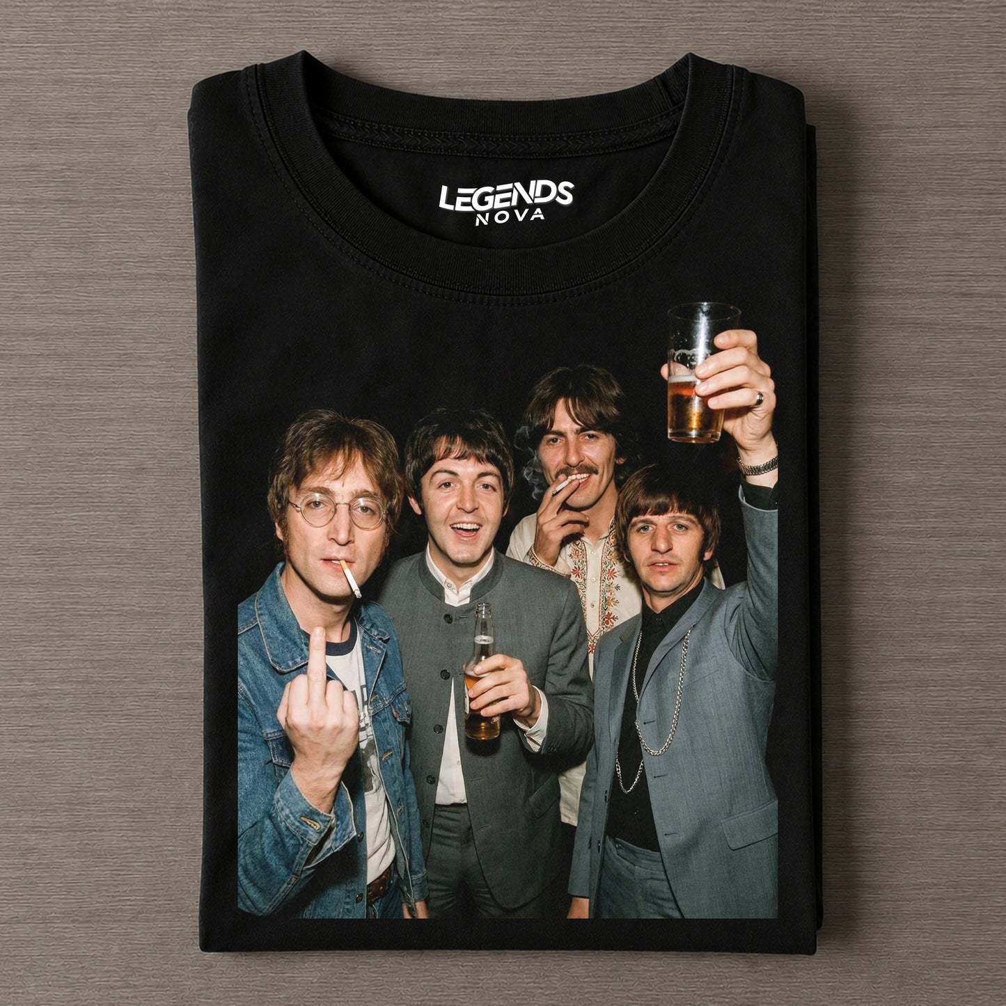 Funny The Beatles Vintage Tee