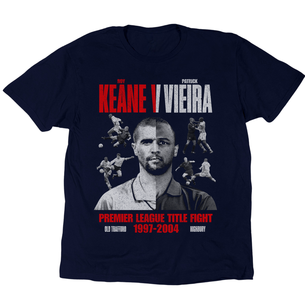 Keane V Vieira The Uncompromising Rivalry T-Shirt