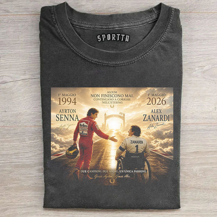 Alex Zanardi & Senna Commemorative Limited Edition T-shirt