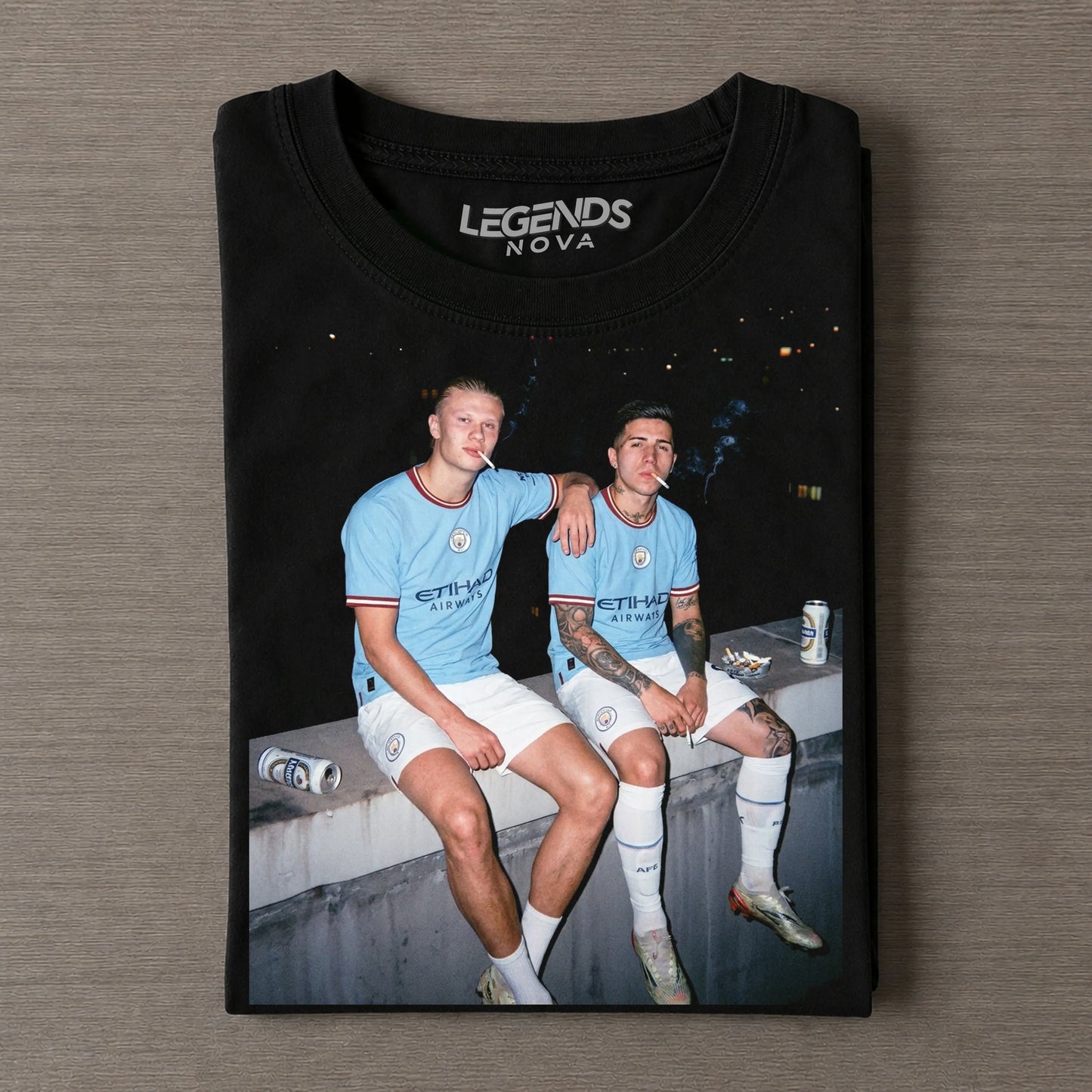 Enzo Fernández & Erling Haaland T-shirt