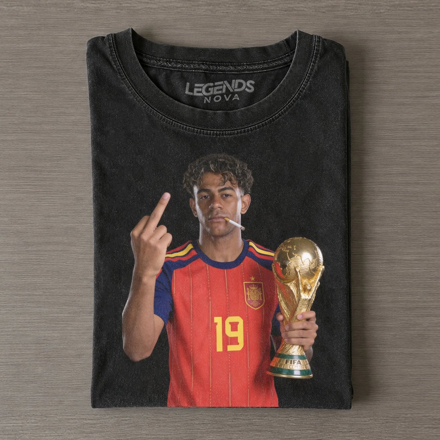 Spain Soccer Style V3 Vintage Tee