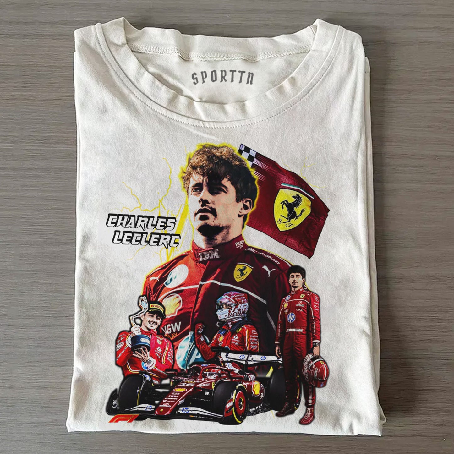 Charles Leclerc F1 Tee/Sweatshirt/Hoodie
