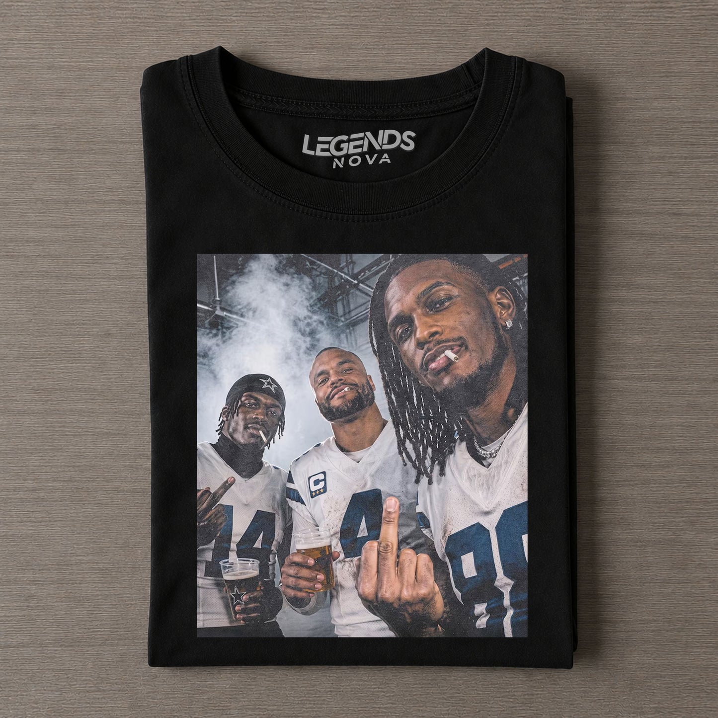 CeeDee Lamb & Dak Prescott Football T-shirt