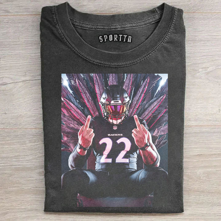 Derrick Henry King Henry Baltimore Ravens #22 T-shirt