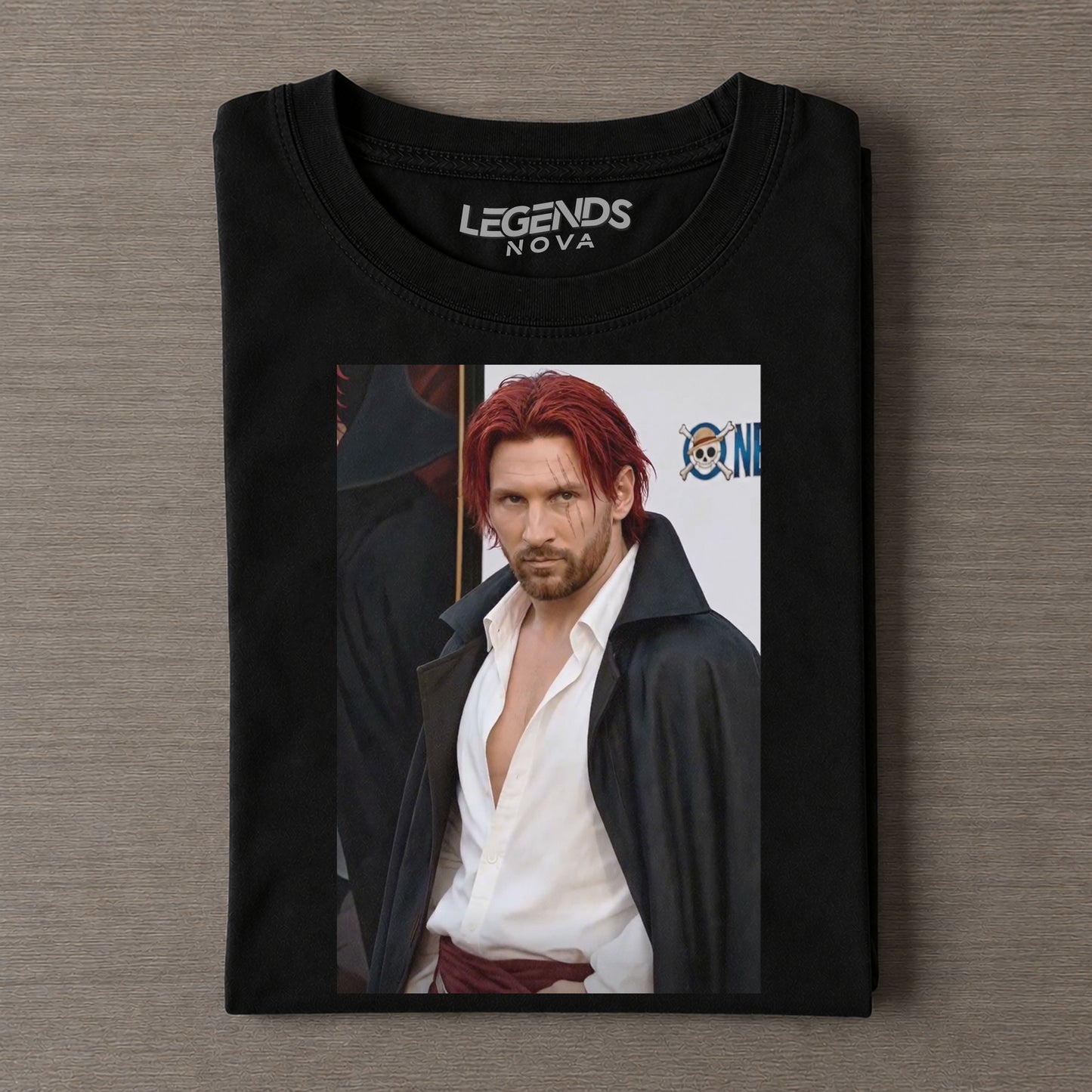 Messi ¡Á Shanks One Piece Graphic Tee