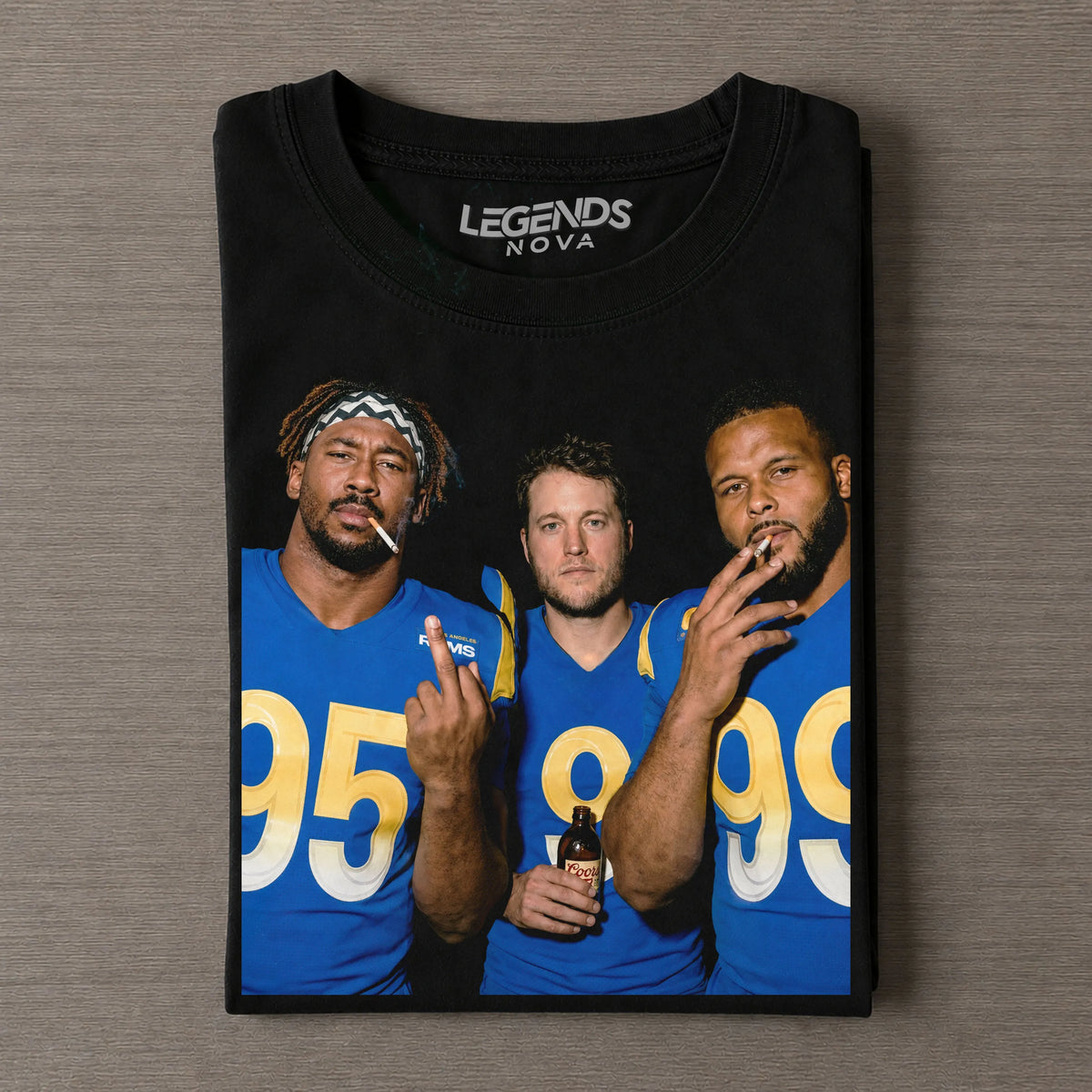 MG & AD & MS LA Rams Football T-shirt