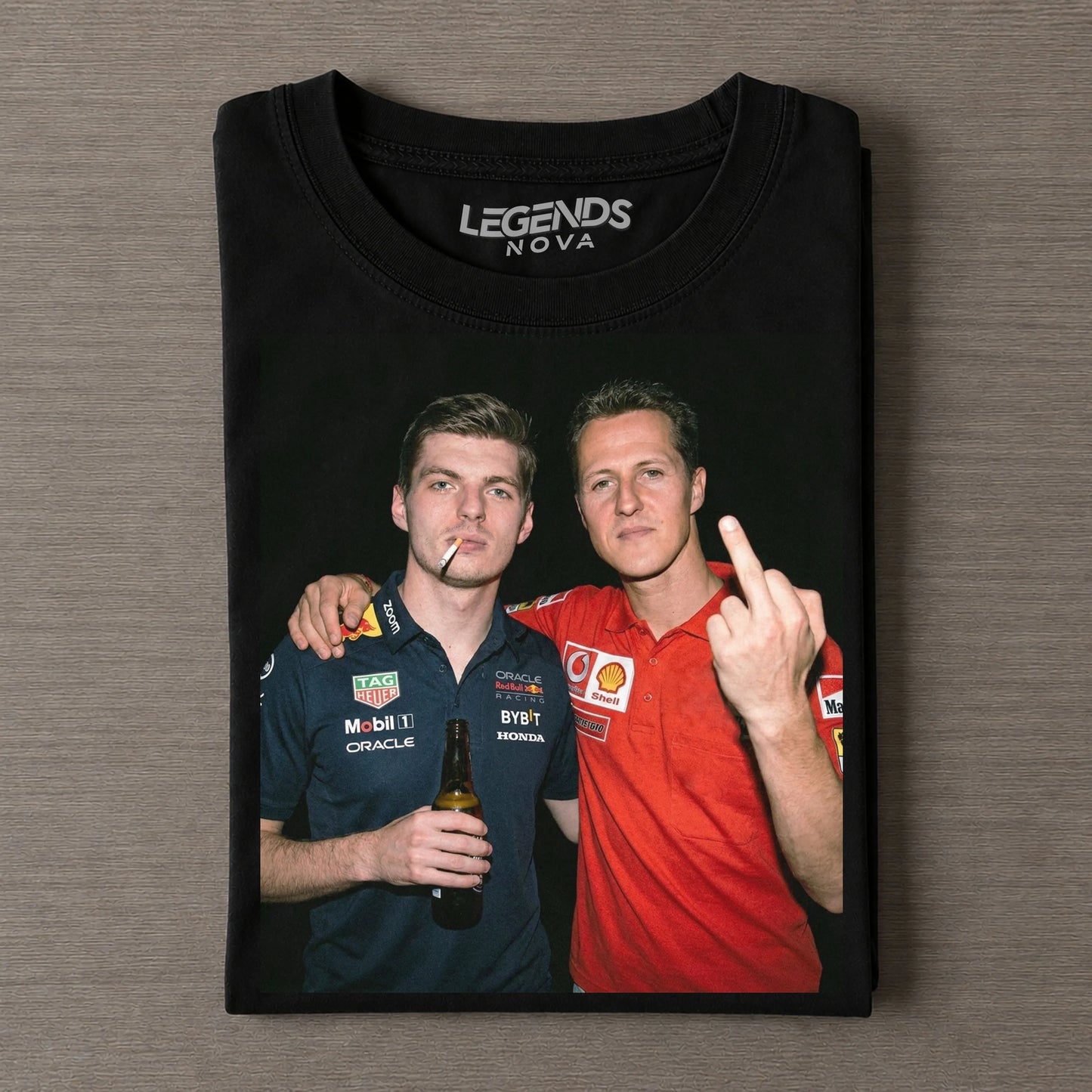 Max Verstappen & Michael Schumacher F1 Racing T-shirt