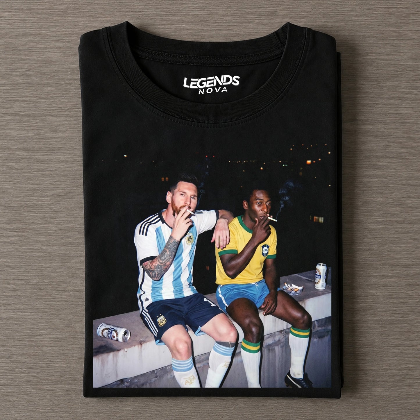 Messi & Pelé V2 Vintage Tee