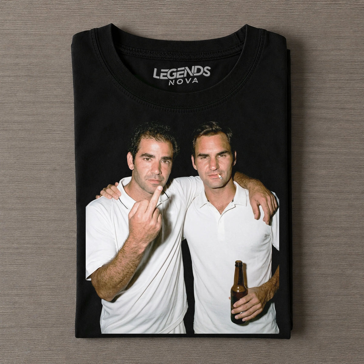 Roger Federer & Pete Sampras Tennis Funny T-shirt