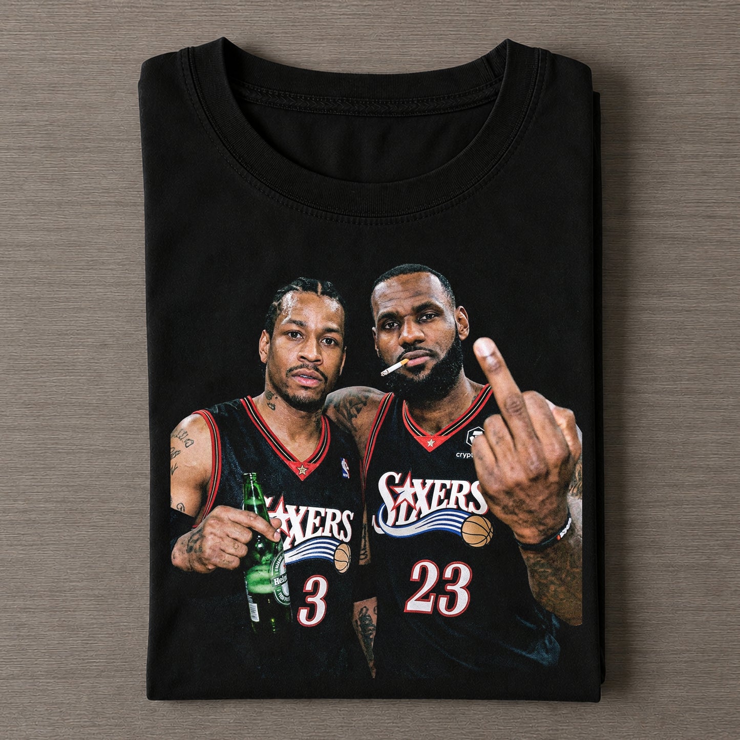 LeBron James & Allen Iverson Funny Tee