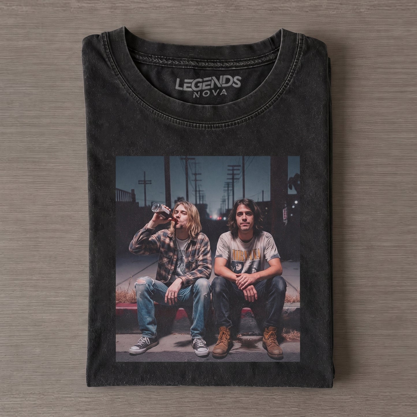 Funny Nirvana Vintage V2 Tee