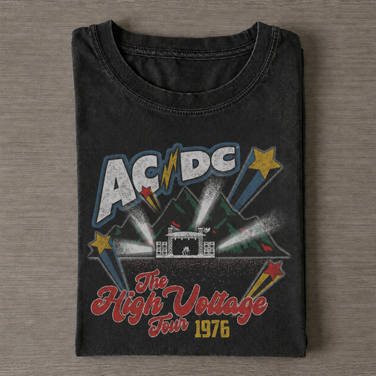 AC/DC The High Voltage Tour Graphic Raglan Tee