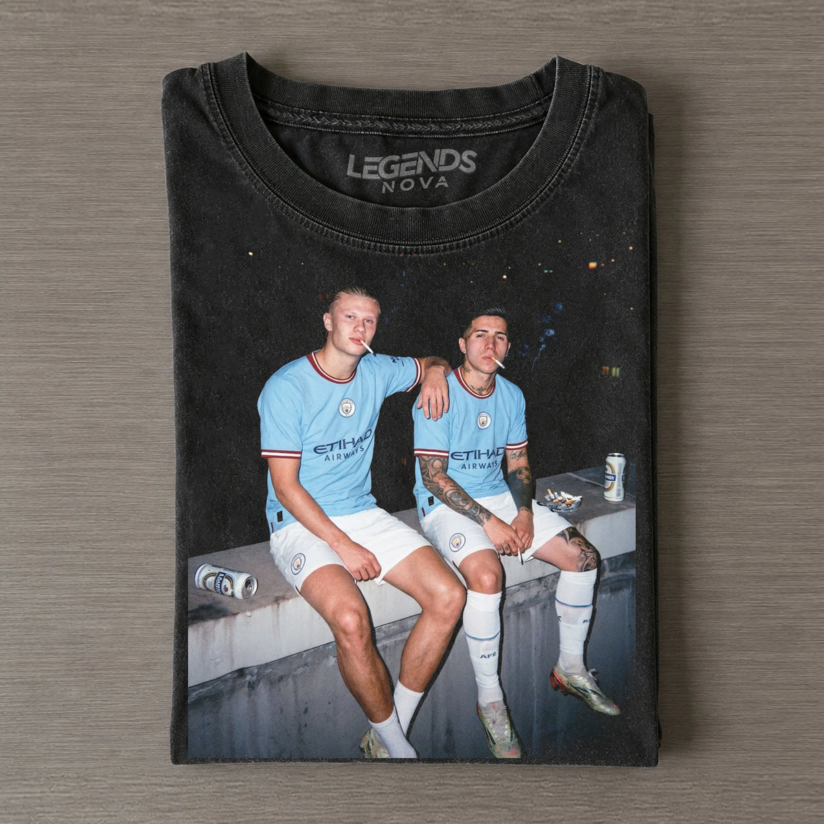 Enzo Fernández & Erling Haaland T-shirt