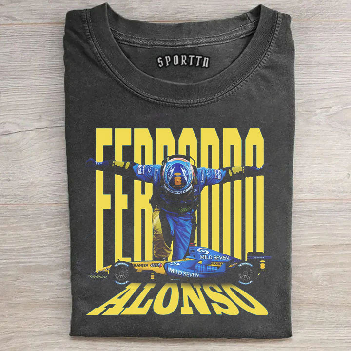 Fernando Alonso Retro T-shirt