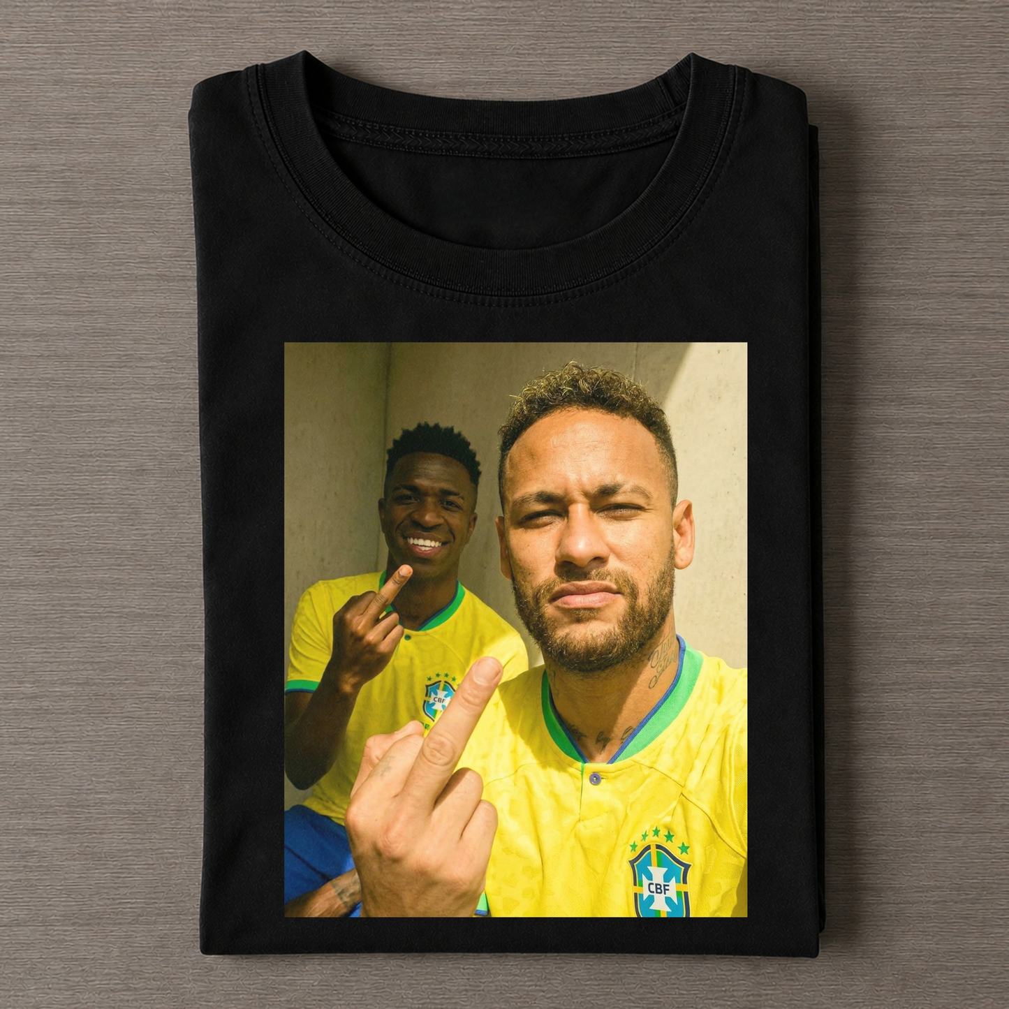 Neymar & Vinícius Júnior Vintage T-shirt