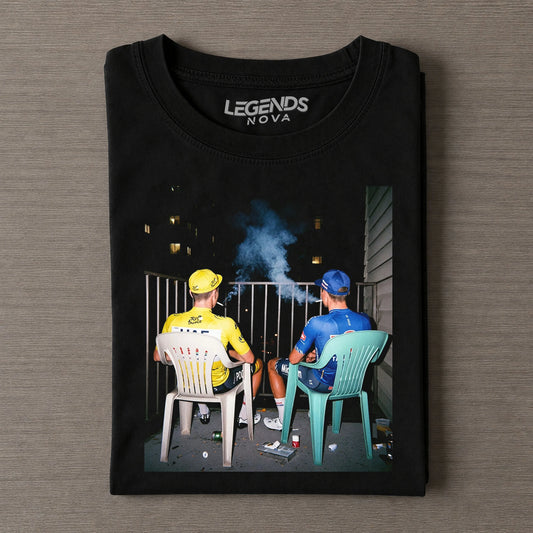 Mathieu van der Poel & Tadej Pogačar Funny 2026 Tee