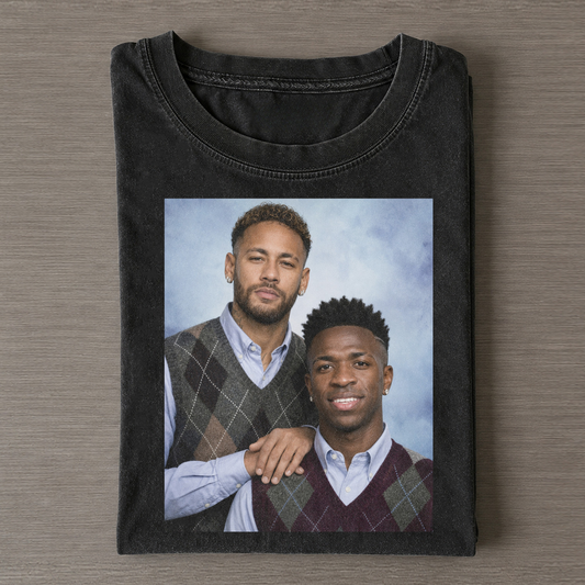 Neymar & Vinícius Júnior Vintage T-shirt